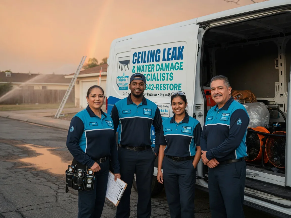 Ceiling Leak Cleanup company in Custer City, PA