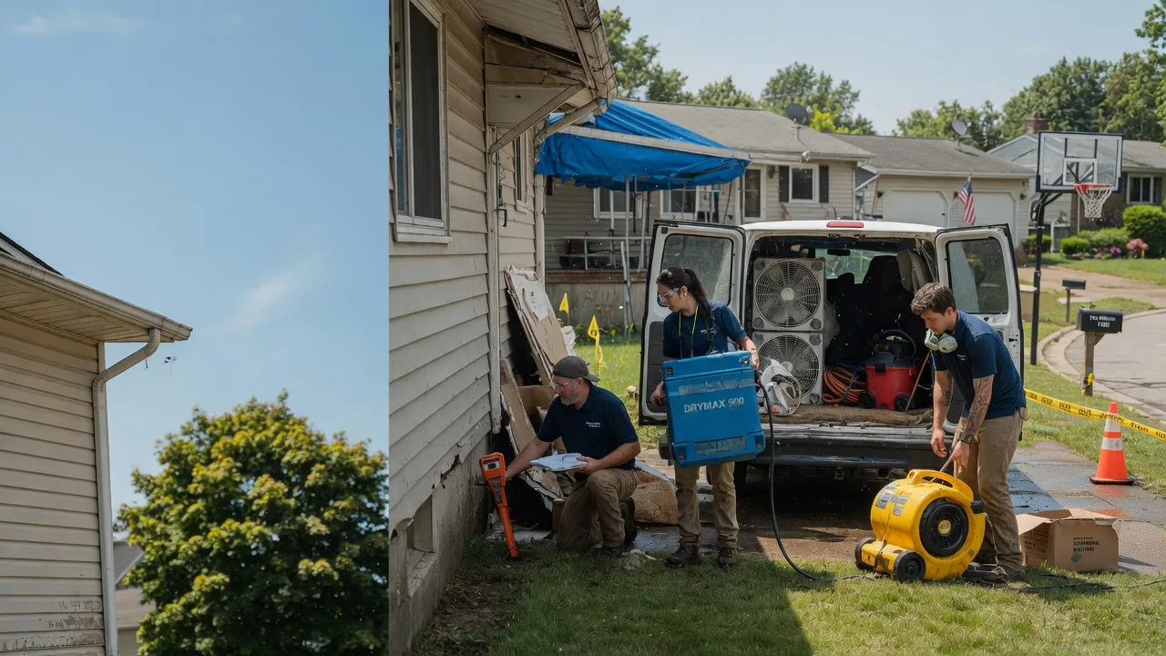 Ceiling Leak Cleanup in Custer City, PA near me
